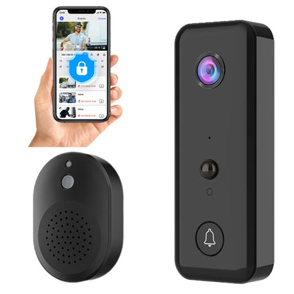 H9 Video Doorbell Camera IP65 Waterproof 2.4G Wifi Door Bell 2-Way Audio Wireless Video Doorbell PIR Motion Detection for Home