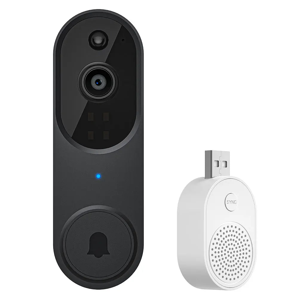 Intelligent Visual Doorbell Wireless Remote Visual Intercom Humanoid Detection High-Definition Night Vision Smart Monitoring